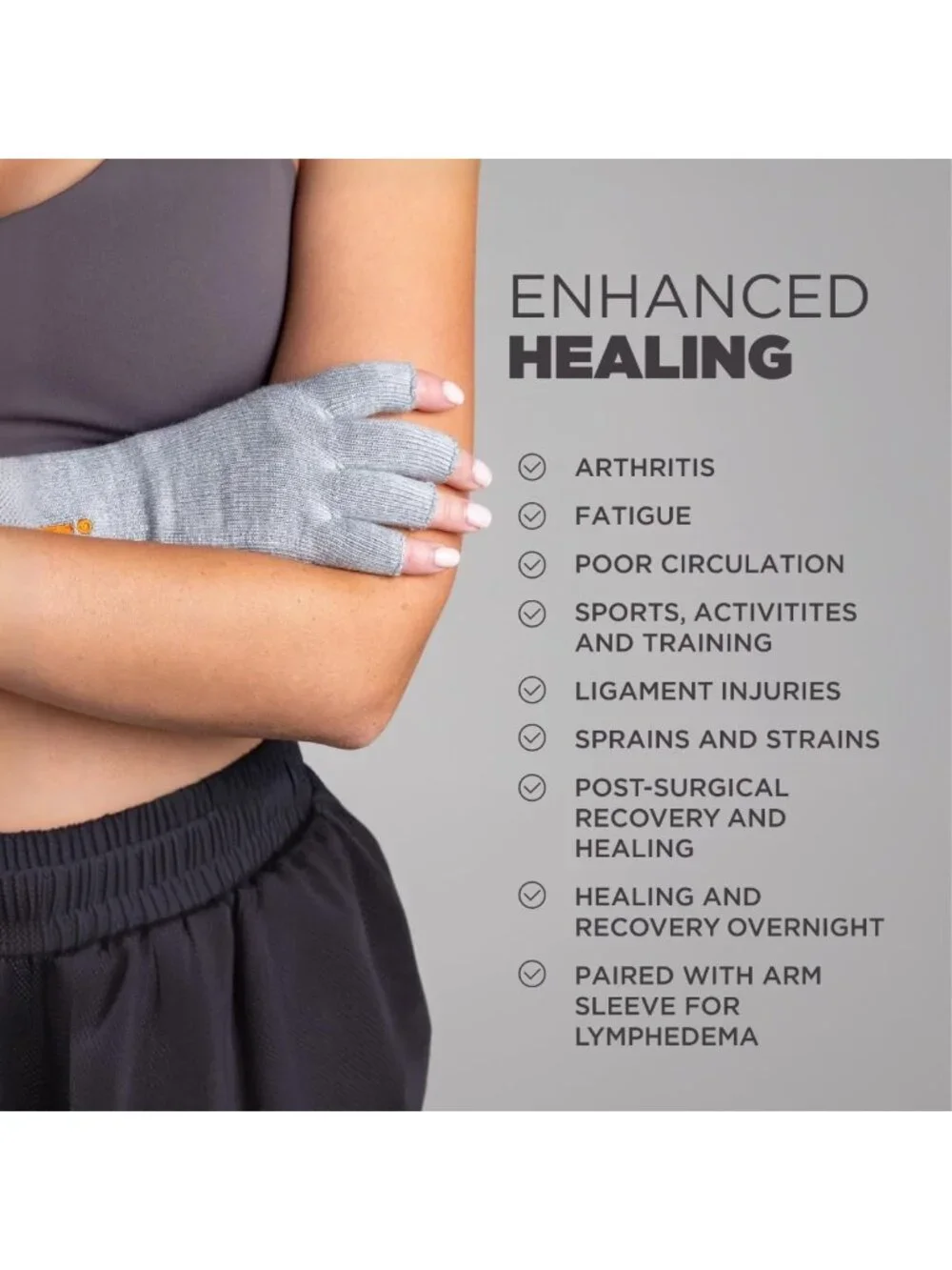 Comfortable Fingerless Circulation Gloves for Arthritis Relief & Joint Support